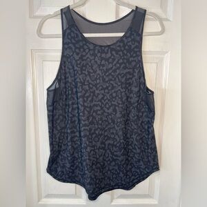 Lululemon‎ Sculpt Tank II Formation Camo Deep Coal Multi/Black Cheetah Size 8